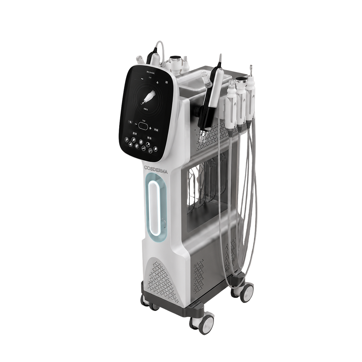 Cosderma Professional Hydra Facial Machine | 10-in-1 Hydro Dermabrasion Device